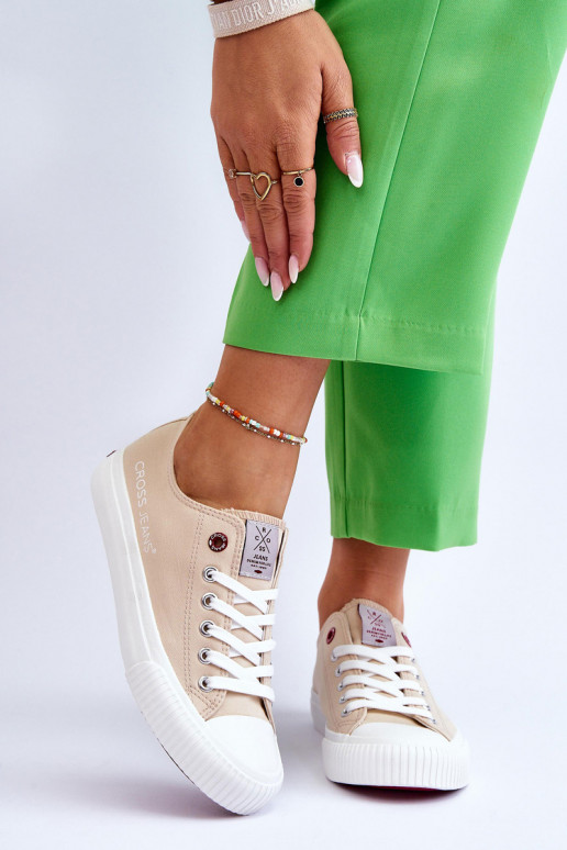 Sieviešu apavi Cross Jeans LL2R4070 smilšu krāsas Sieviešu apavi Cross Jeans LL2R4070 smilšu krāsas