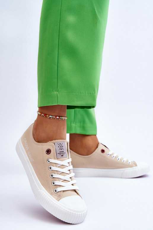 Sieviešu apavi Cross Jeans LL2R4070 smilšu krāsas Sieviešu apavi Cross Jeans LL2R4070 smilšu krāsas