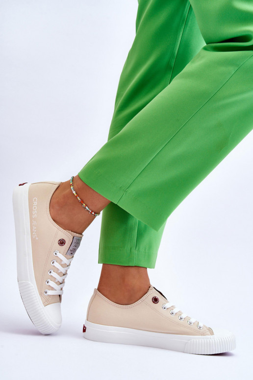 Sieviešu apavi Cross Jeans LL2R4070 smilšu krāsas Sieviešu apavi Cross Jeans LL2R4070 smilšu krāsas