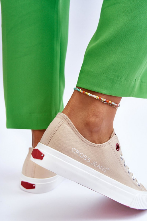 Sieviešu apavi Cross Jeans LL2R4070 smilšu krāsas Sieviešu apavi Cross Jeans LL2R4070 smilšu krāsas