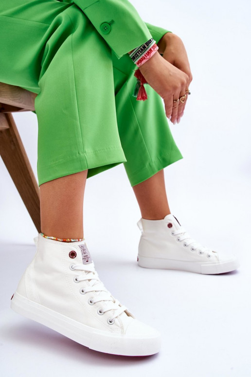 Klasiska modeļa tõmblukuga Cross Jeans LL2R4086C baltas krāsas Klasiska modeļa tõmblukuga Cross Jeans LL2R4086C baltas krāsas