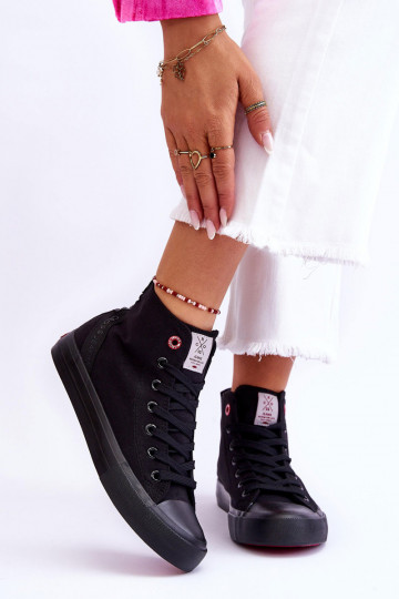 Klasiska modeļa tõmblukuga Cross Jeans LL2R4088C melnas krāsas