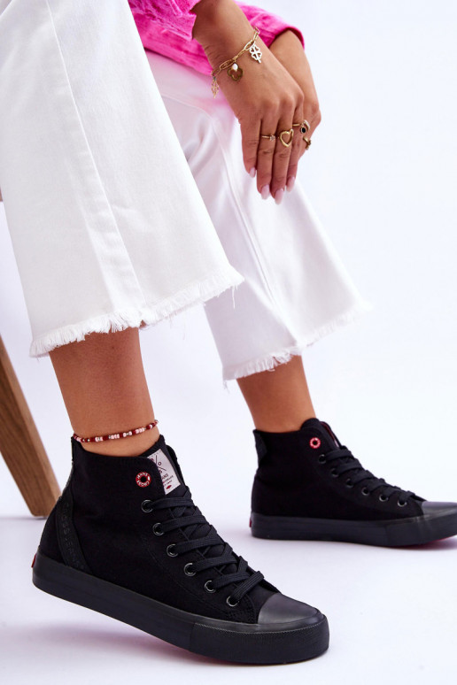 Klasiska modeļa tõmblukuga Cross Jeans LL2R4088C melnas krāsas Klasiska modeļa tõmblukuga Cross Jeans LL2R4088C melnas krāsas