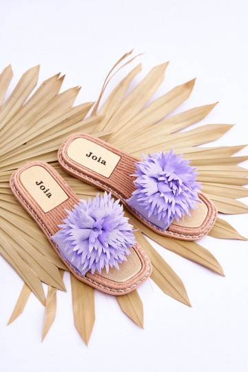 zamšādas   Čības ar ornamentiem Violeta krāsa Giorgia 2