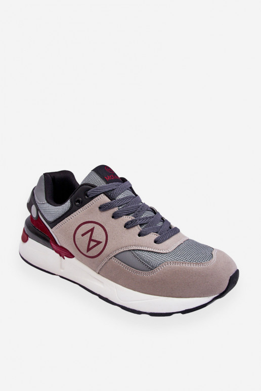 šņorējami sporta apavi Pelēkas krāsas-melnas krāsas Stephen