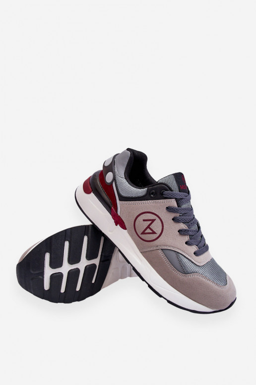 šņorējami sporta apavi Pelēkas krāsas-melnas krāsas Stephen