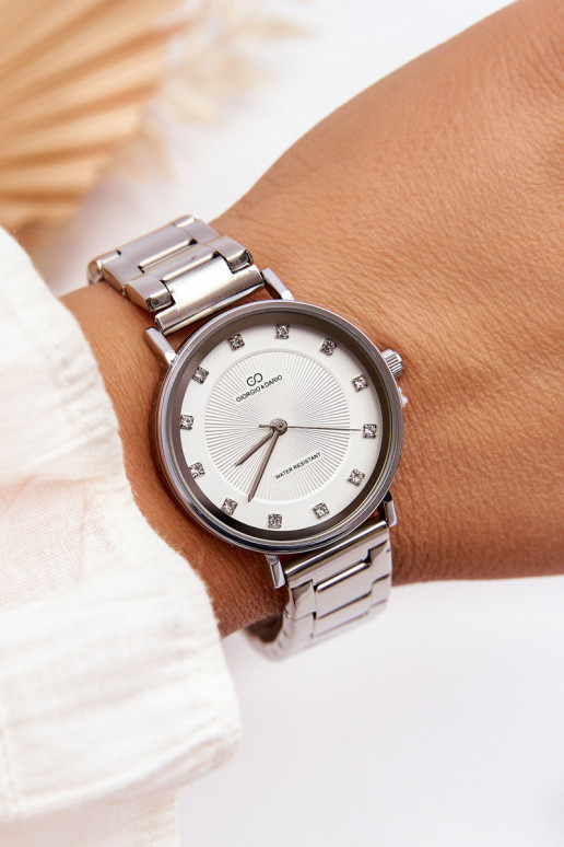 Sieviešu pulkstenis Giorgio&Dario Sudraba krāsas Sieviešu pulkstenis Giorgio&Dario Sudraba krāsas