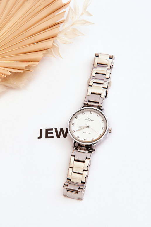 Sieviešu pulkstenis Giorgio&Dario Sudraba krāsas Sieviešu pulkstenis Giorgio&Dario Sudraba krāsas