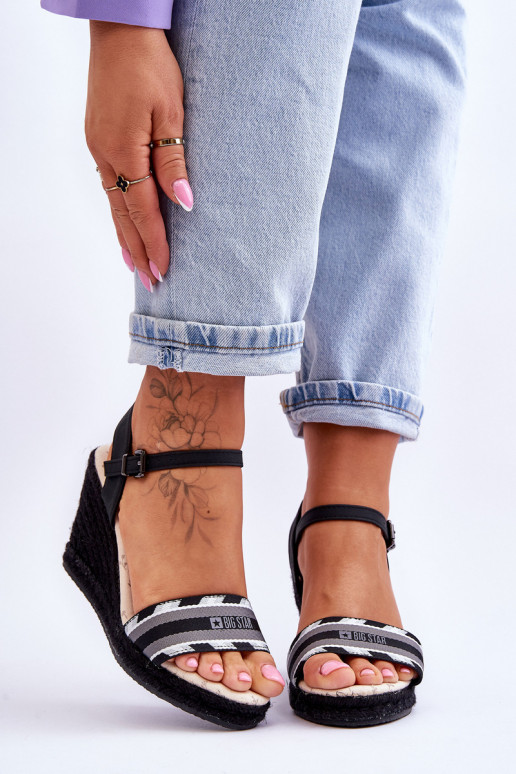 Ērtas platformas basenes Big Star LL274877 melnas krāsas Ērtas platformas basenes Big Star LL274877 melnas krāsas