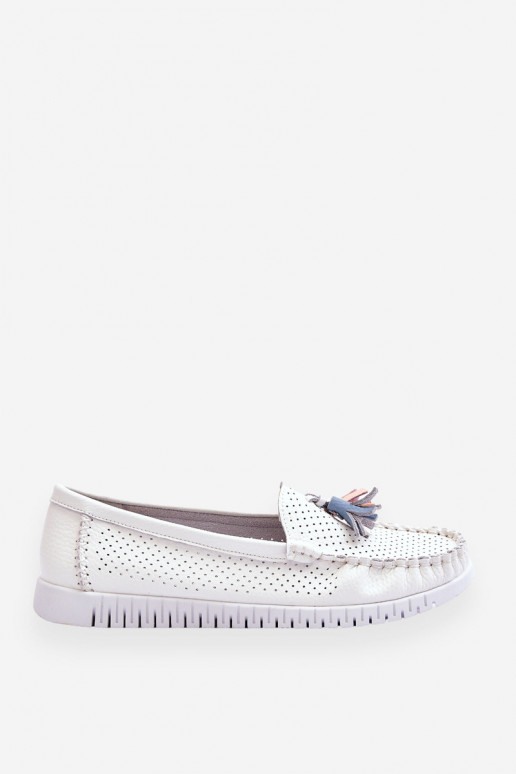Mokasīni baltas krāsas Lanzarot Mokasīni baltas krāsas Lanzarot