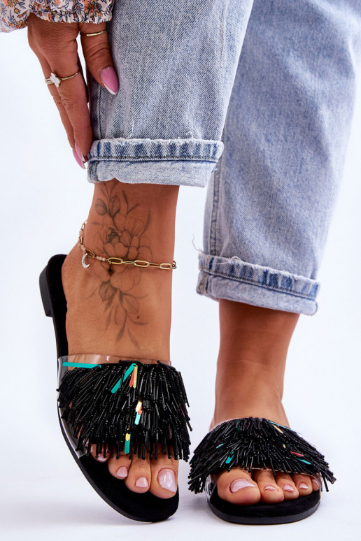 Čības  S.Barski KV-576-4 melnas krāsas Čības  S.Barski KV-576-4 melnas krāsas