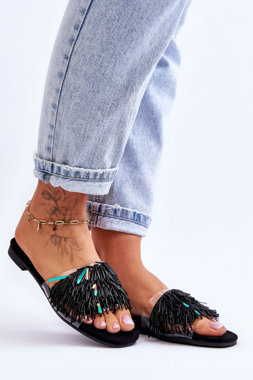 Čības  S.Barski KV-576-4 melnas krāsas Čības  S.Barski KV-576-4 melnas krāsas