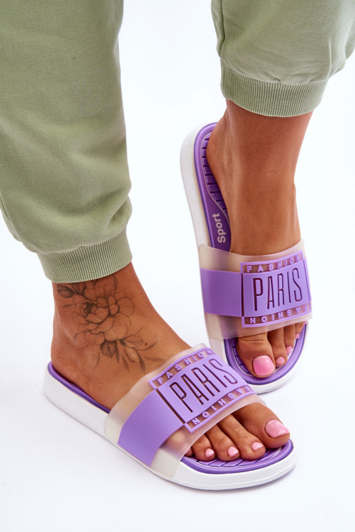 Sportiska stila Čības Violeta krāsa Sunrise Sportiska stila Čības Violeta krāsa Sunrise