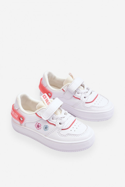Bērnu sporta apavi Big Star JJ374082 baltas krāsas Bērnu sporta apavi Big Star JJ374082 baltas krāsas
