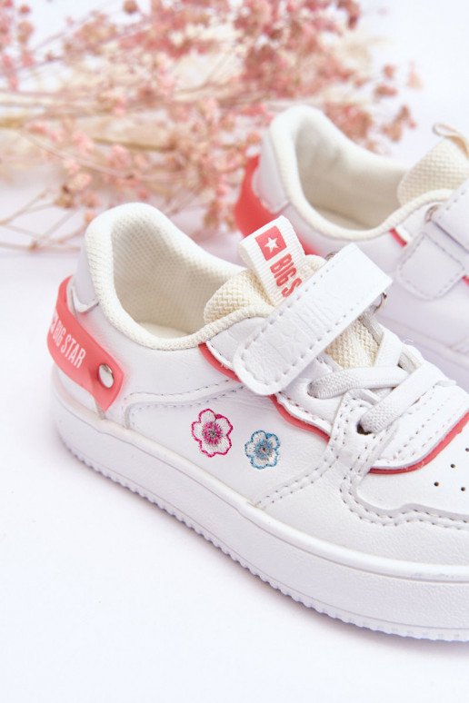 Bērnu sporta apavi Big Star JJ374082 baltas krāsas Bērnu sporta apavi Big Star JJ374082 baltas krāsas