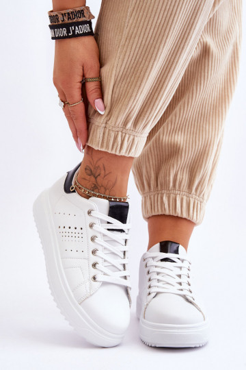 Sportiska stila apavi Baltas-melnas krāsas Be First!