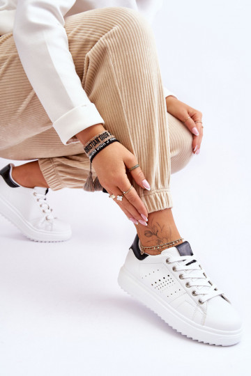 Sportiska stila apavi Baltas-melnas krāsas Be First! 2