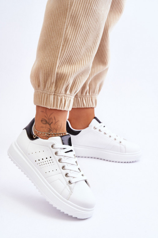 Sportiska stila apavi Baltas-melnas krāsas Be First! Sportiska stila apavi Baltas-melnas krāsas Be First!