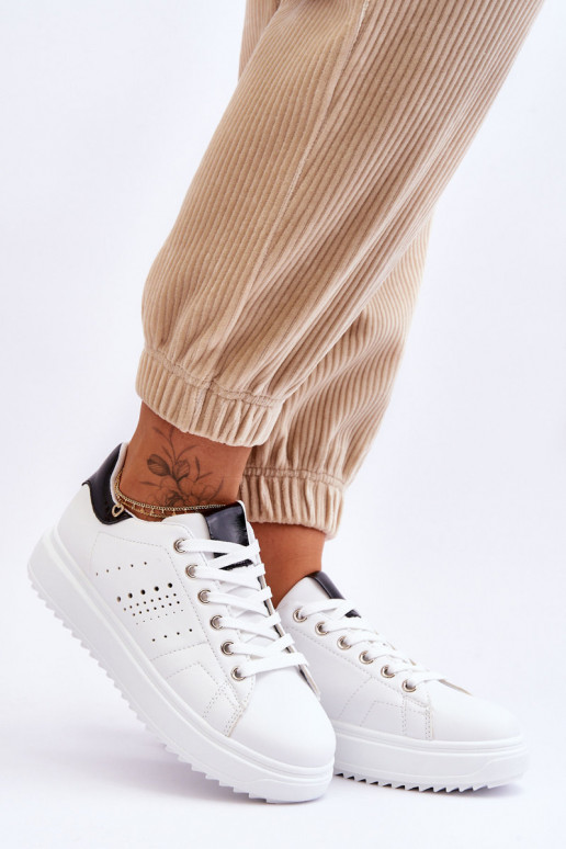 Sportiska stila apavi Baltas-melnas krāsas Be First! Sportiska stila apavi Baltas-melnas krāsas Be First!