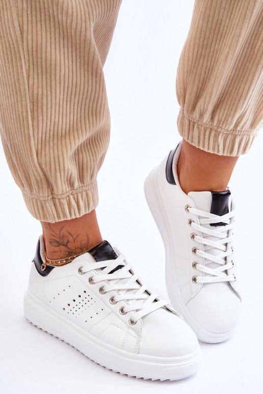 Sportiska stila apavi Baltas-melnas krāsas Be First! Sportiska stila apavi Baltas-melnas krāsas Be First!