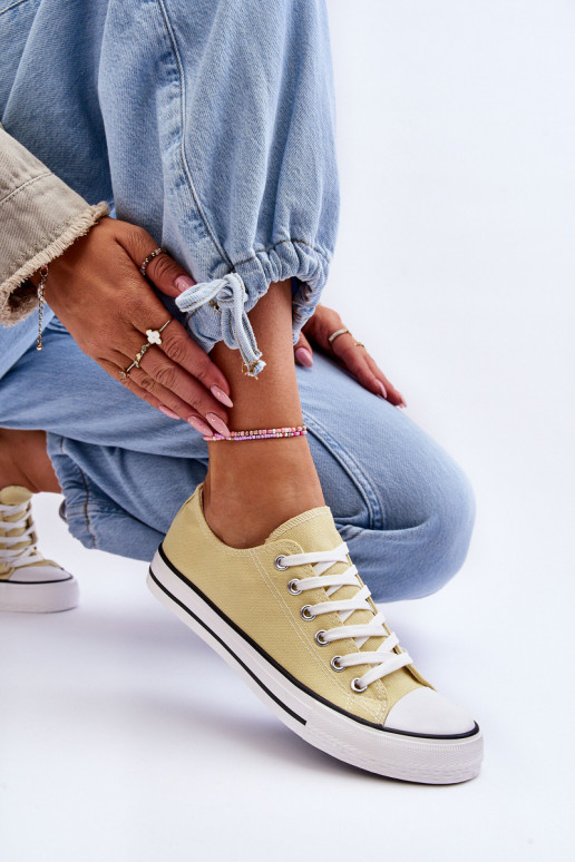 Sieviešu klasiskā stila sporta apavi Dzelteni Vegas Sieviešu klasiskā stila sporta apavi Dzelteni Vegas