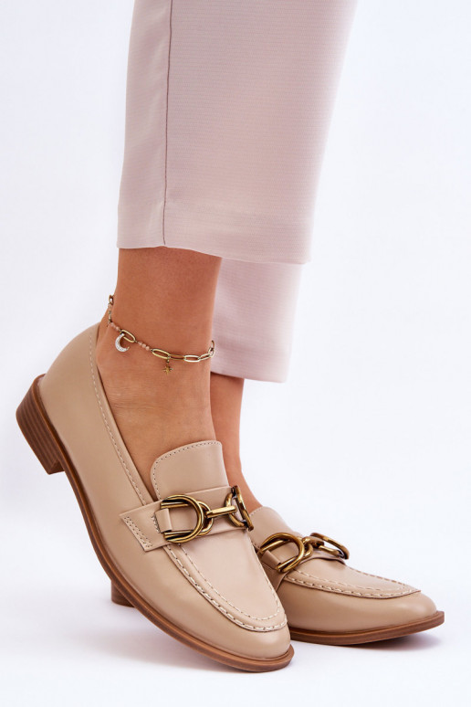 Klasiska modeļa sieviešu mokasīni smilšu krāsas Lorien Klasiska modeļa sieviešu mokasīni smilšu krāsas Lorien