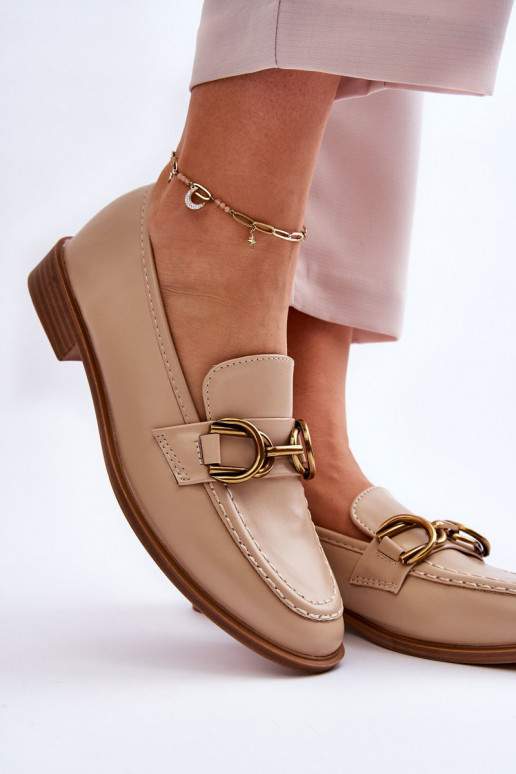 Klasiska modeļa sieviešu mokasīni smilšu krāsas Lorien Klasiska modeļa sieviešu mokasīni smilšu krāsas Lorien