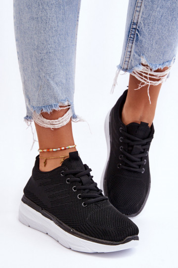 Šņorējamie sporta apavi melnas krāsas Lavarone 2