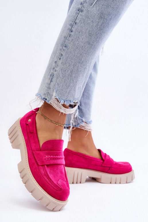 Sieviešu zamšādas puszābaki rozā krāsas Fiorell Sieviešu zamšādas puszābaki rozā krāsas Fiorell