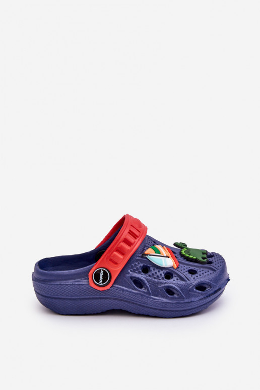 Bērnu apavi Vieglas čības uz pirksta   Čības tumši zilas krāsas Sweets