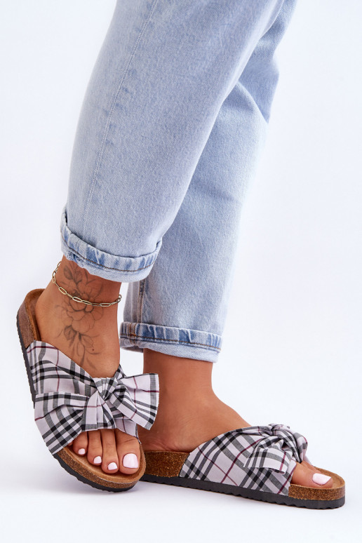 Čības ar bantītēm ar platformu Pelēkas krāsas Vero Čības ar bantītēm ar platformu Pelēkas krāsas Vero