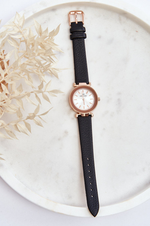 Sieviešu pulkstenis Giorgio&Dario melnas krāsas