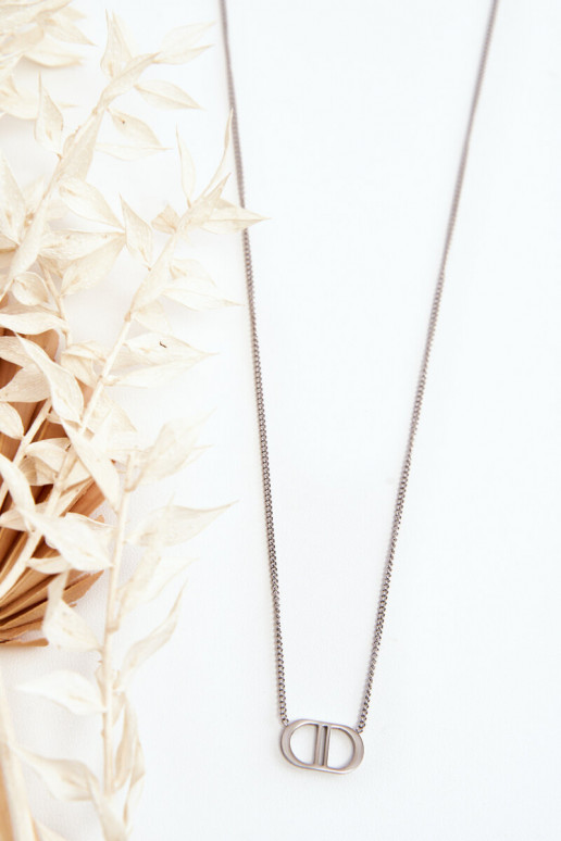 Kaklarota no nerūsējošā tērauda Sudraba krāsas Kaklarota no nerūsējošā tērauda Sudraba krāsas