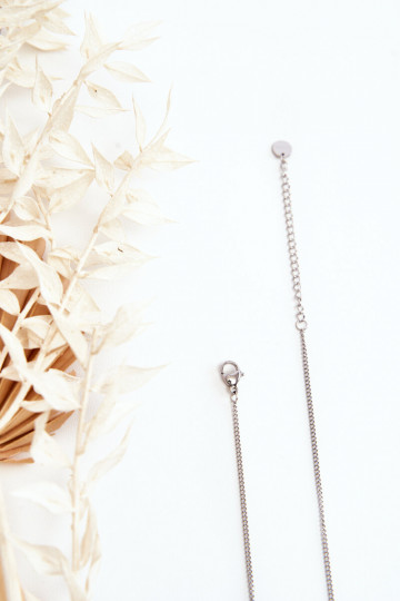 Kaklarota no nerūsējošā tērauda Sudraba krāsas 2