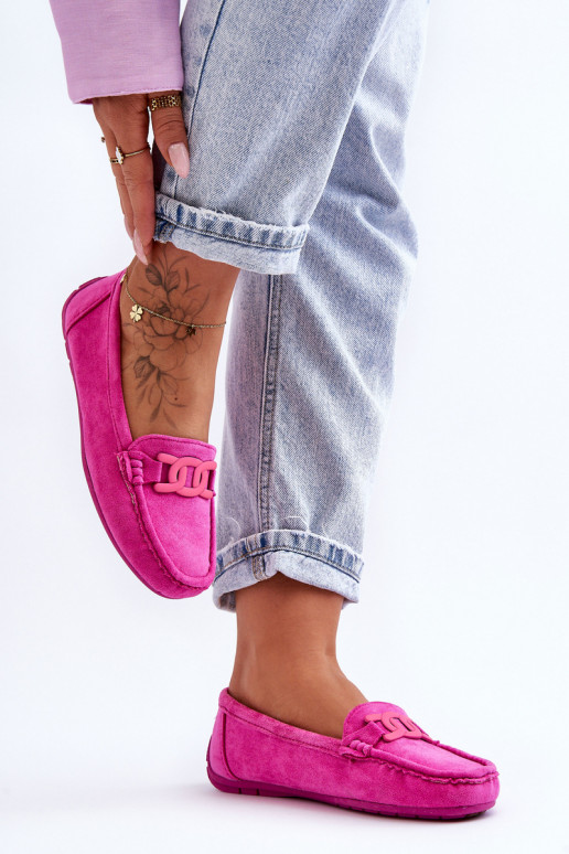 Stilīgasrnas Zamšādas mokasīni Rozā krāsas Rabell Stilīgasrnas Zamšādas mokasīni Rozā krāsas Rabell