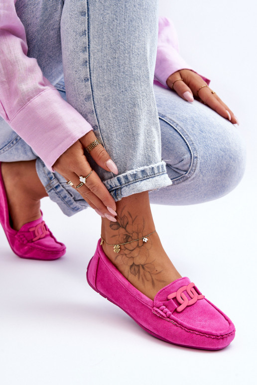 Stilīgasrnas Zamšādas mokasīni Rozā krāsas Rabell Stilīgasrnas Zamšādas mokasīni Rozā krāsas Rabell