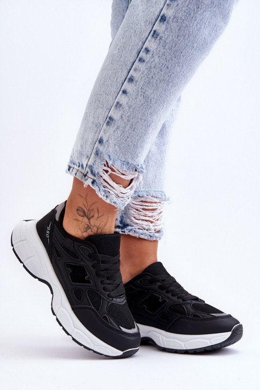 Stilīgasrnas   sporta apavi ar tīkliņu melnas krāsas Venice Stilīgasrnas   sporta apavi ar tīkliņu melnas krāsas Venice