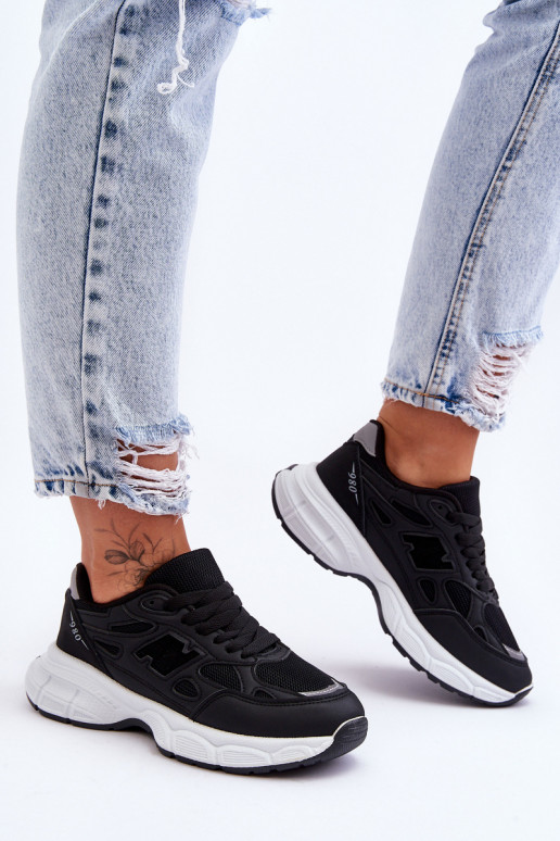 Stilīgasrnas   sporta apavi ar tīkliņu melnas krāsas Venice Stilīgasrnas   sporta apavi ar tīkliņu melnas krāsas Venice