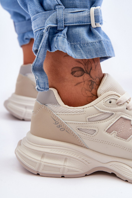 Stilīgasrnas   sporta apavi ar tīkliņu smilšu krāsas Venice