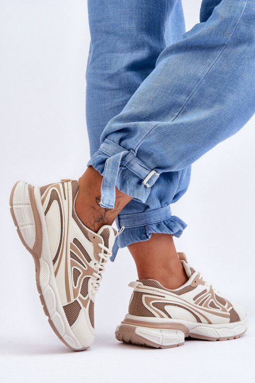 sporta apavi šņorējami smilšu krāsas Emare sporta apavi šņorējami smilšu krāsas Emare