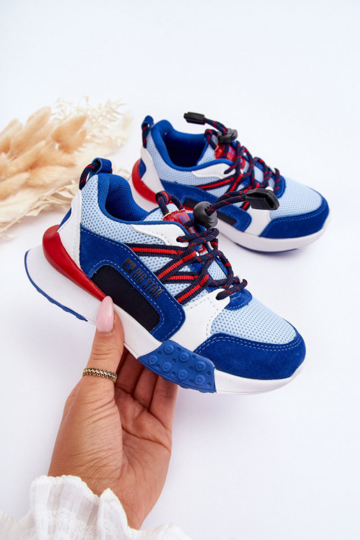 Bērnu sporta apavi Memory Foam System Big Star LL374220 Zilas krāsas Bērnu sporta apavi Memory Foam System Big Star LL374220 Zilas krāsas