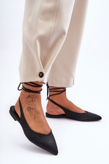 Klasiska modeļa augstpapēžu kurpes Apavi ar spicu purngalu melnas krāsas Delimena