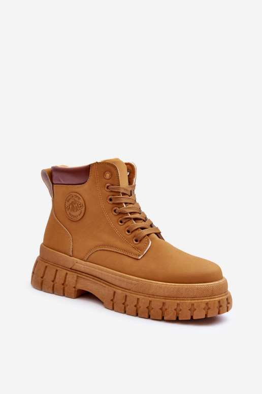 apavi   ar platformu brūnas krāsas Calys