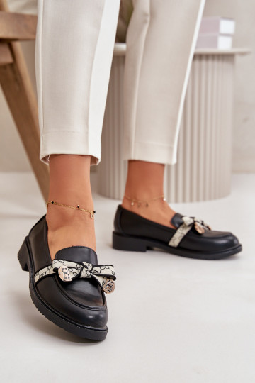 apavi Mokasīni melnas krāsas S.Barski HY330