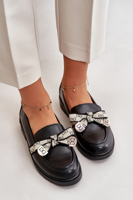 apavi Mokasīni melnas krāsas S.Barski HY330