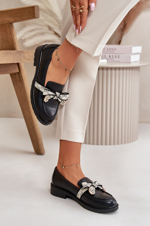 apavi Mokasīni melnas krāsas S.Barski HY330