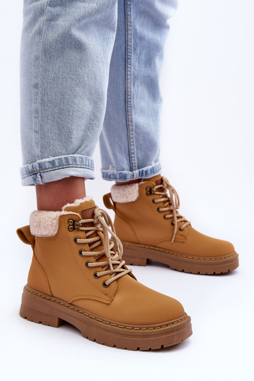 apavi   ar siltinājumu brūnas krāsas Jette apavi   ar siltinājumu brūnas krāsas Jette