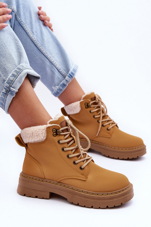 apavi   ar siltinājumu brūnas krāsas Jette apavi   ar siltinājumu brūnas krāsas Jette