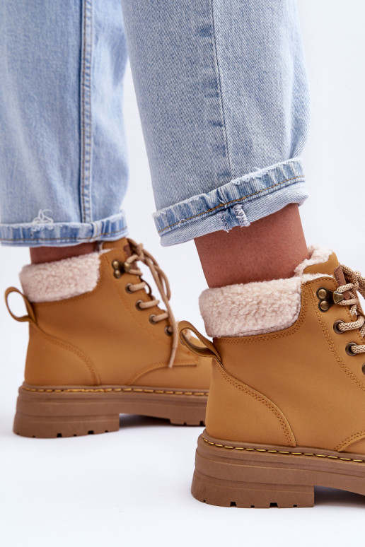 apavi   ar siltinājumu brūnas krāsas Jette apavi   ar siltinājumu brūnas krāsas Jette