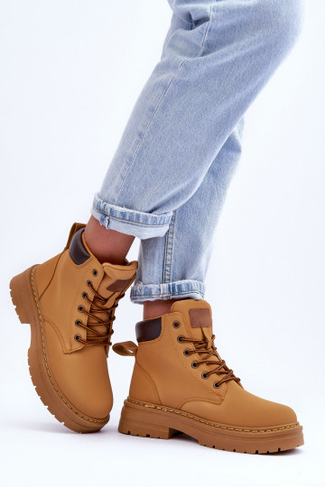 apavi Sieviešu puszābaki siltināti brūnas krāsas Corbin